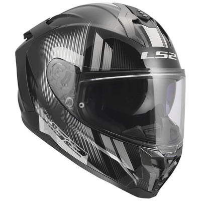 ŠALMAS LS2 FF817 CHALLENGER II NITRO – JUODAS / PILKAS