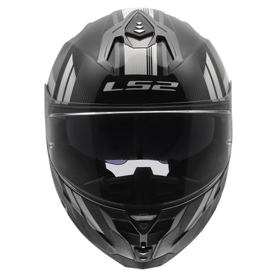 ŠALMAS LS2 FF817 CHALLENGER II NITRO – JUODAS / PILKAS