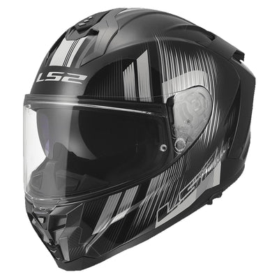 ŠALMAS LS2 FF817 CHALLENGER II NITRO – JUODAS / PILKAS