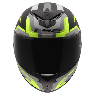 ŠALMAS LS2 FF820 RAPID III HYPER – JUODA / HI-VIS GELTONA SPALVA