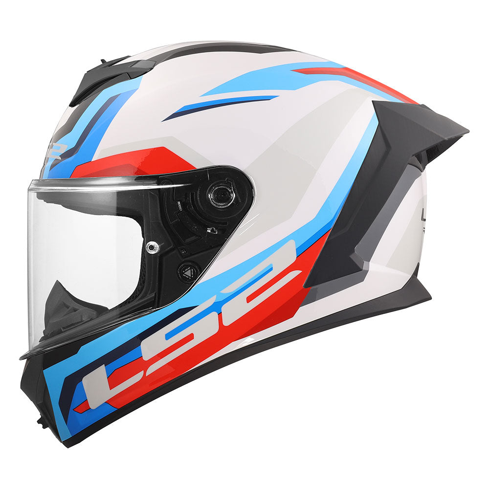 ŠALMAS LS2 FF820 RAPID III HYPER – JUODA / RAUDONA SPALVA