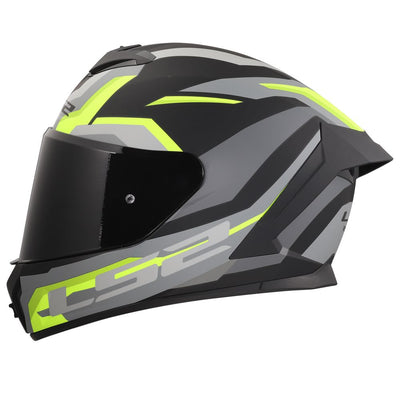 ŠALMAS LS2 FF820 RAPID III HYPER – BALTA / MĖLYNA / RAUDONA SPALVA
