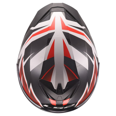 ŠALMAS LS2 FF820 RAPID III XTREM – JUODA / MĖLYNA PETROL SPALVA