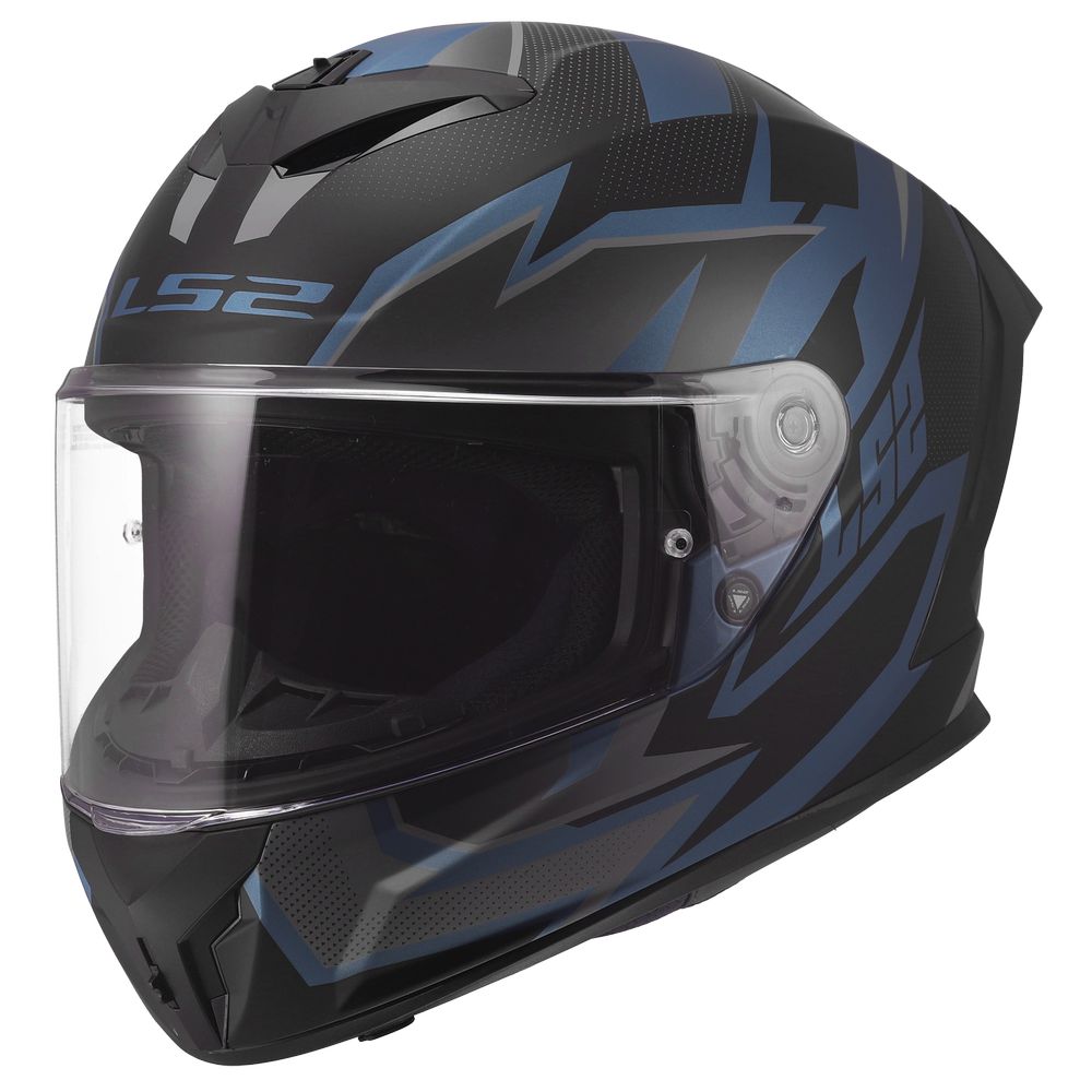 ŠALMAS LS2 FF820 RAPID III XTREM – JUODA / PILKA SPALVA