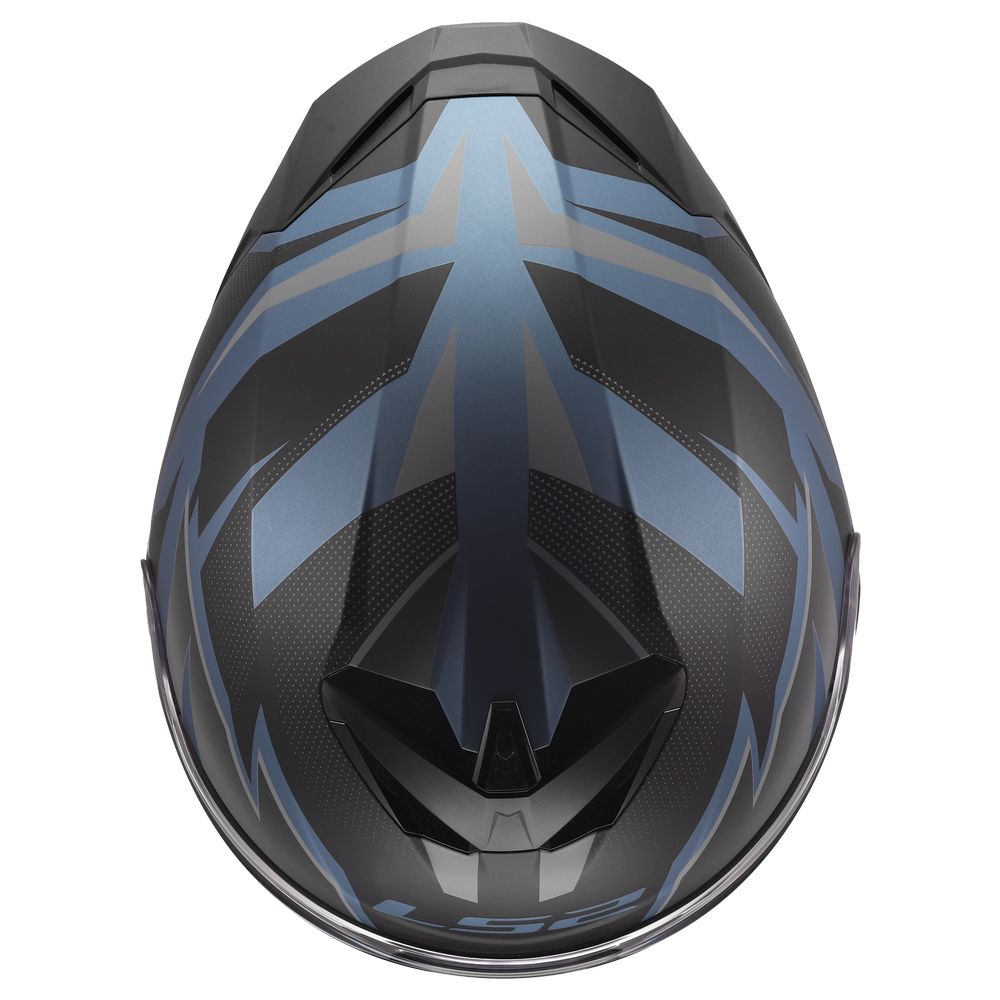 ŠALMAS LS2 FF820 RAPID III XTREM – JUODA / PILKA SPALVA