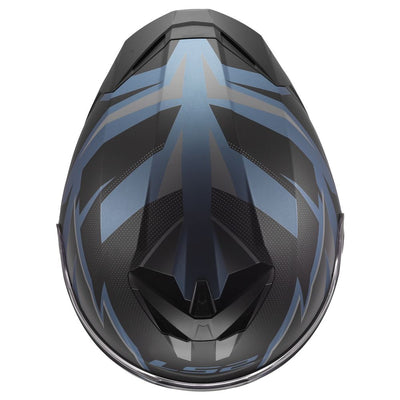 ŠALMAS LS2 FF820 RAPID III XTREM – JUODA / PILKA SPALVA