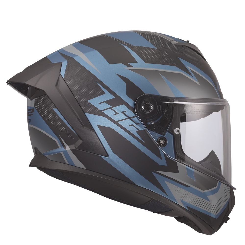 ŠALMAS LS2 FF820 RAPID III XTREM – BALTA / JUODA / RAUDONA SPALVA