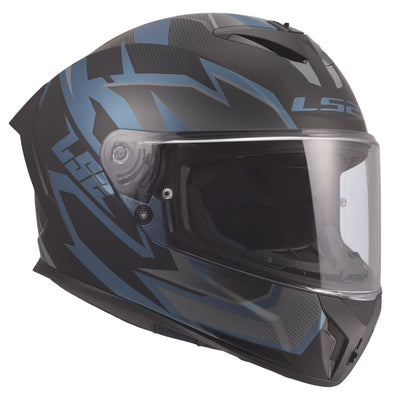 ŠALMAS LS2 FF820 RAPID III XTREM – BALTA / JUODA / RAUDONA SPALVA