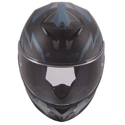 ŠALMAS LS2 FF820 RAPID III XTREM – BALTA / JUODA / RAUDONA SPALVA