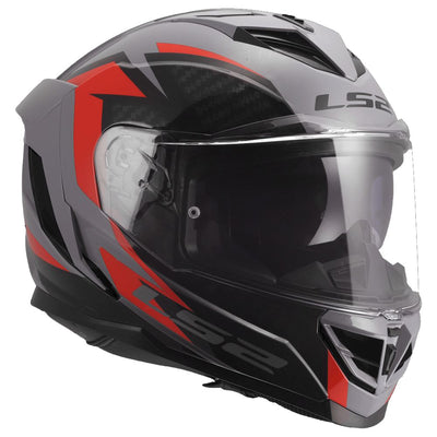 ŠALMAS LS2 FF818 STORM III DYNAMO – PILKAS / RAUDONAS