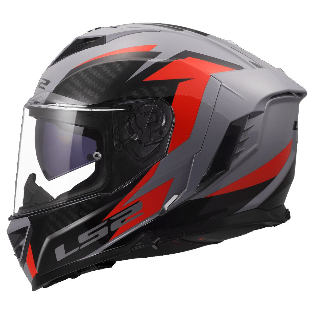 ŠALMAS LS2 FF818 STORM III DYNAMO – PILKAS / RAUDONAS