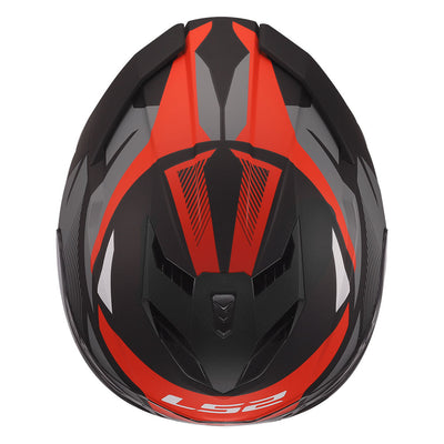 ŠALMAS LS2 FF818 STORM III KOMAI – JUODA / MĖLYNA SPALVA