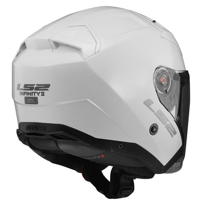 ŠALMAS LS2 OF603 INFINITY II SOLID – BLIZGUS BALTAS