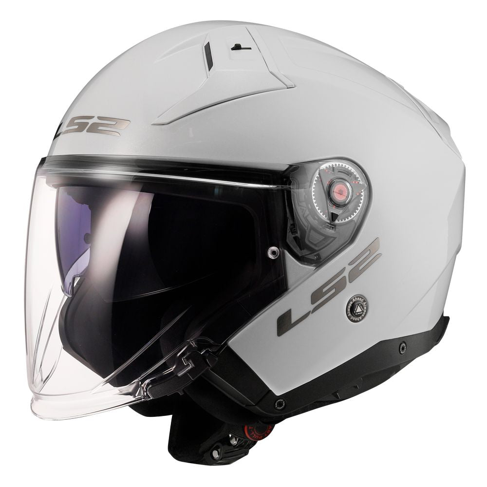 ŠALMAS LS2 OF603 INFINITY II SOLID – BLIZGUS BALTAS