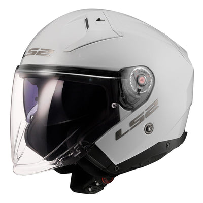 ŠALMAS LS2 OF603 INFINITY II SOLID – BLIZGUS BALTAS