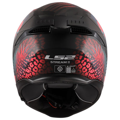 ŠALMAS LS2 FF808 STREAM II JUNGLE – MATINĖ JUODA / ROŽINĖ / MĖLYNA