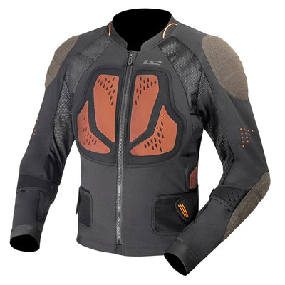 STRIUKĖ LS2 X-TERRAIN VYRAMS – JUODA / HI-VIZ ORANŽINĖ