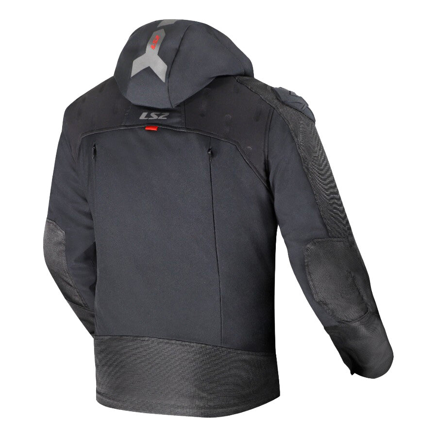 STRIUKĖ LS2 ZIRCONIUM EVO VYRAMS – JUODA / RAUDONA