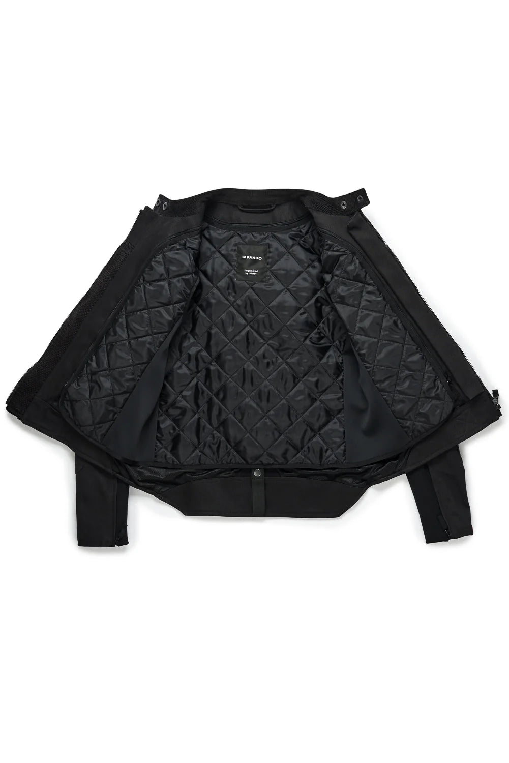 Vasarinė striukė PANDO MOTO LUNA BLACK AAA MOTERIMS – nuotrauka 2