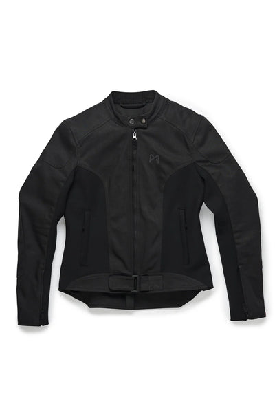Vasarinė striukė PANDO MOTO LUNA BLACK AAA MOTERIMS