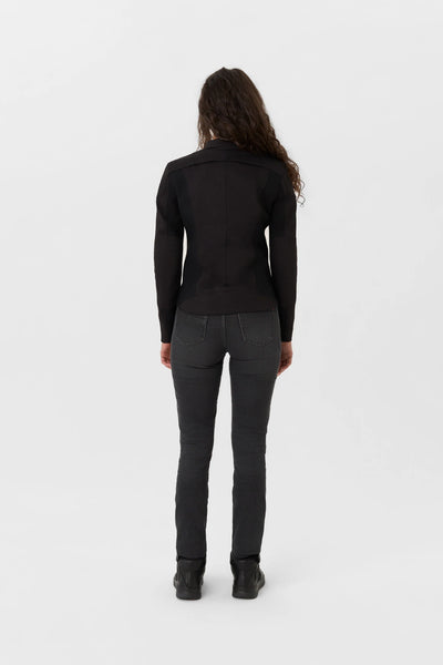 Vasarinė striukė PANDO MOTO LUNA BLACK AAA MOTERIMS – nuotrauka 11