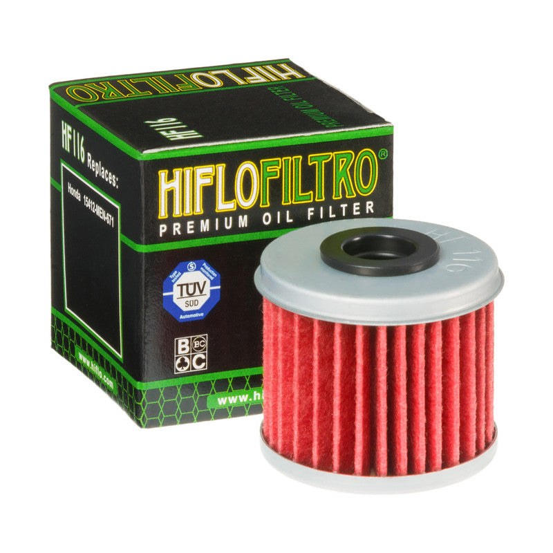 Alyvos-tepalų FILTRAS HIFLO HF116 honda, husqvarna, POLARIS