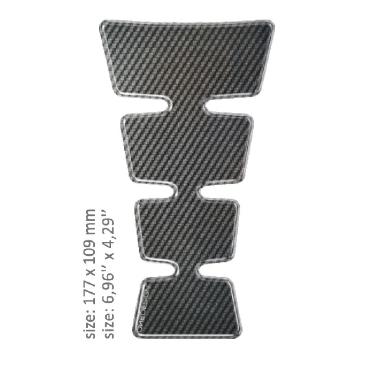 KURO BAKO APSAUGA TANK protector CARBON