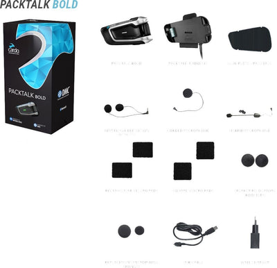 Pasikalbėjimo įrangos komplektas CARDO BOLD SINGLE JBL + 2 šalmo komplektas – nuotrauka 5