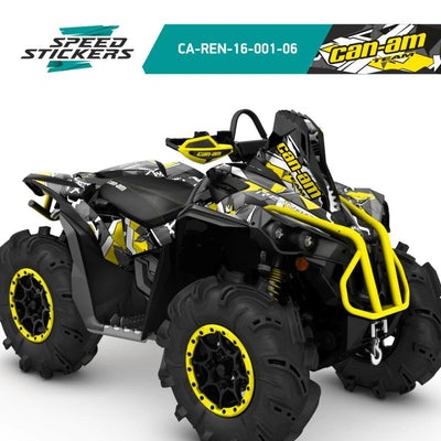 CAN AM RENEGADE x MR geometric LIPDUKAI yellow/grey