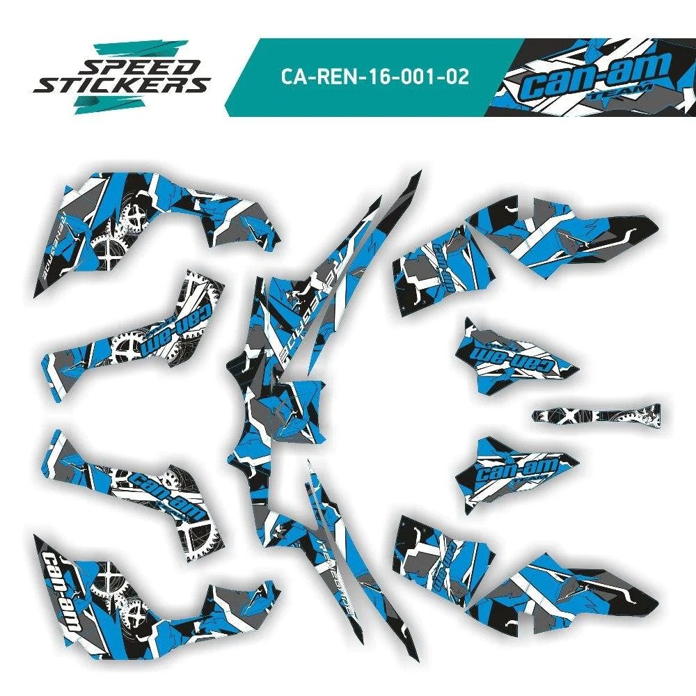 CAN AM RENEGADE x MR geometric LIPDUKAI blue/grey – nuotrauka 2
