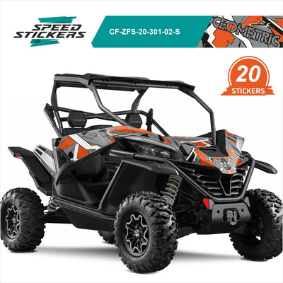 CFMOTO ZFORCE SPORT LIPDUKAI geometric GREY ORANGE