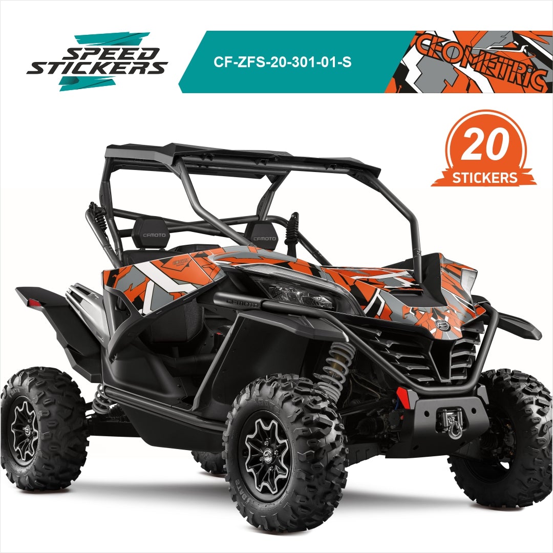 CFMOTO ZFORCE SPORT LIPDUKAI geometric ORANGE
