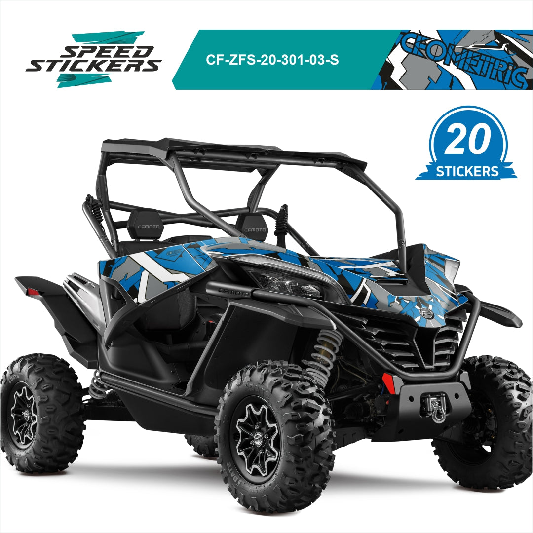 CFMOTO ZFORCE SPORT LIPDUKAI geometric BLUE