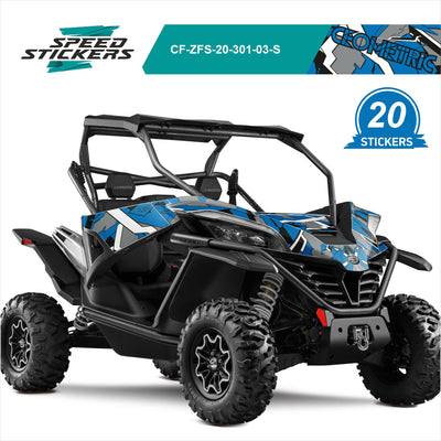 CFMOTO ZFORCE SPORT LIPDUKAI geometric BLUE