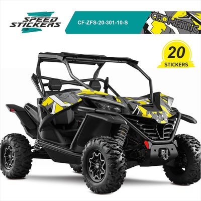 CFMOTO ZFORCE SPORT LIPDUKAI geometric YELLOW GREY