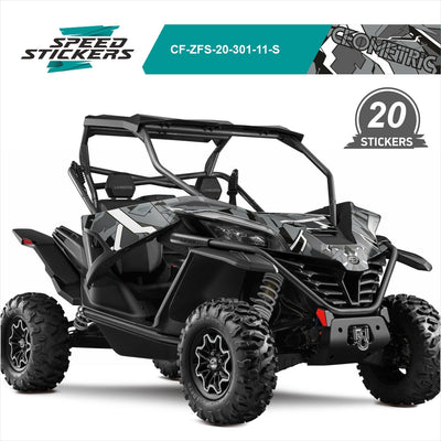 CFMOTO ZFORCE SPORT LIPDUKAI geometric BLACK GREY