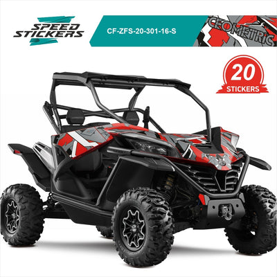 CFMOTO ZFORCE SPORT LIPDUKAI geometric RED GREY