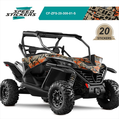 CFMOTO ZFORCE SPORT LIPDUKAI DIGITAL SPOT ORANGE