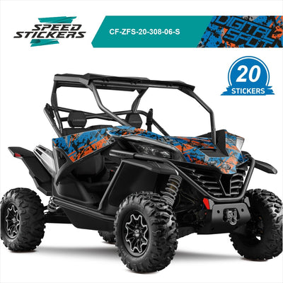 CFMOTO ZFORCE SPORT LIPDUKAI DIGITAL SPOT ORANGE GREY