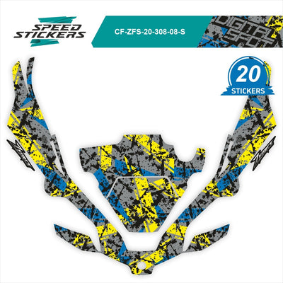 CFMOTO ZFORCE SPORT LIPDUKAI DIGITAL SPOT YELLOW – nuotrauka 2