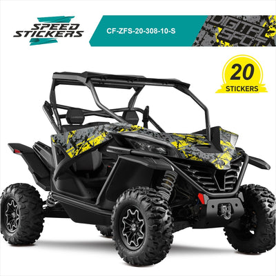 CFMOTO ZFORCE SPORT LIPDUKAI DIGITAL SPOT YELLOW BLACK