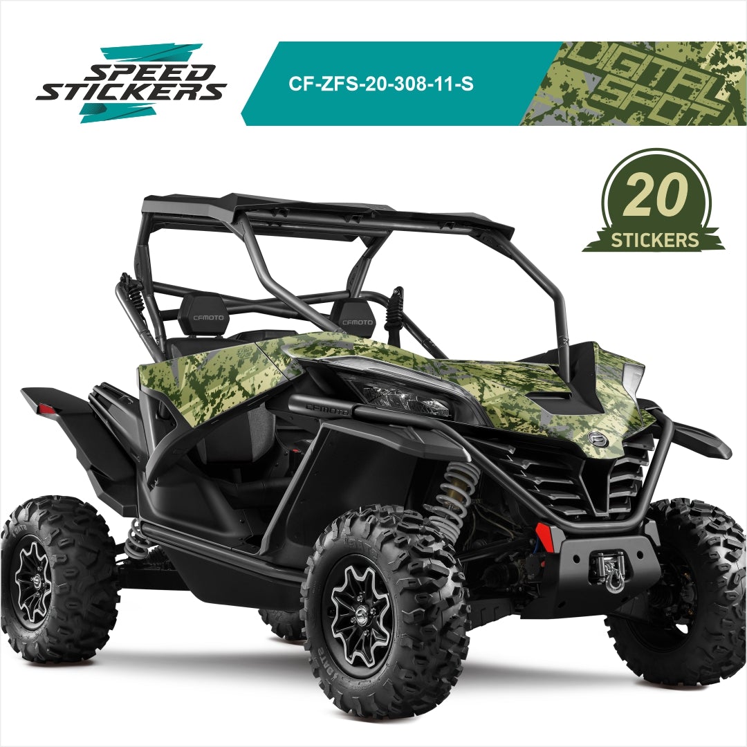 CFMOTO ZFORCE SPORT LIPDUKAI DIGITAL SPOT CAMO GREEN
