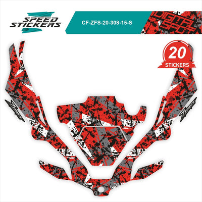 CFMOTO ZFORCE SPORT LIPDUKAI DIGITAL SPOT RED – nuotrauka 2