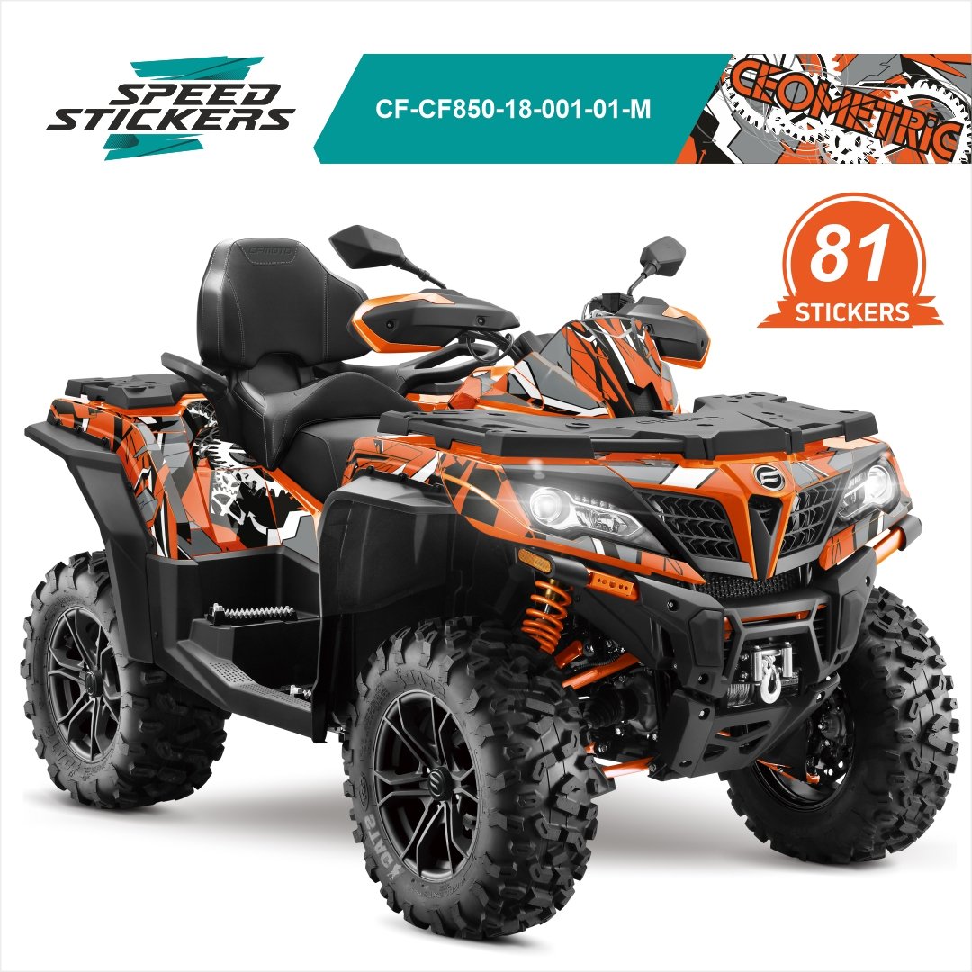CFMOTO CFORCE LIPDUKAI geometric orange/greywhite