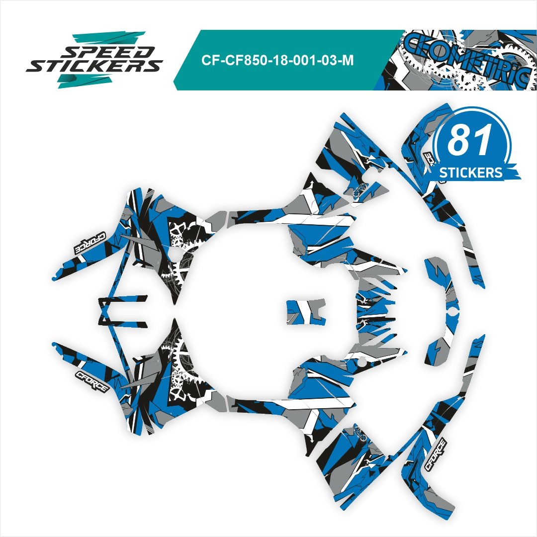 CFMOTO CFORCE LIPDUKAI geometric blue/grey/white – nuotrauka 2
