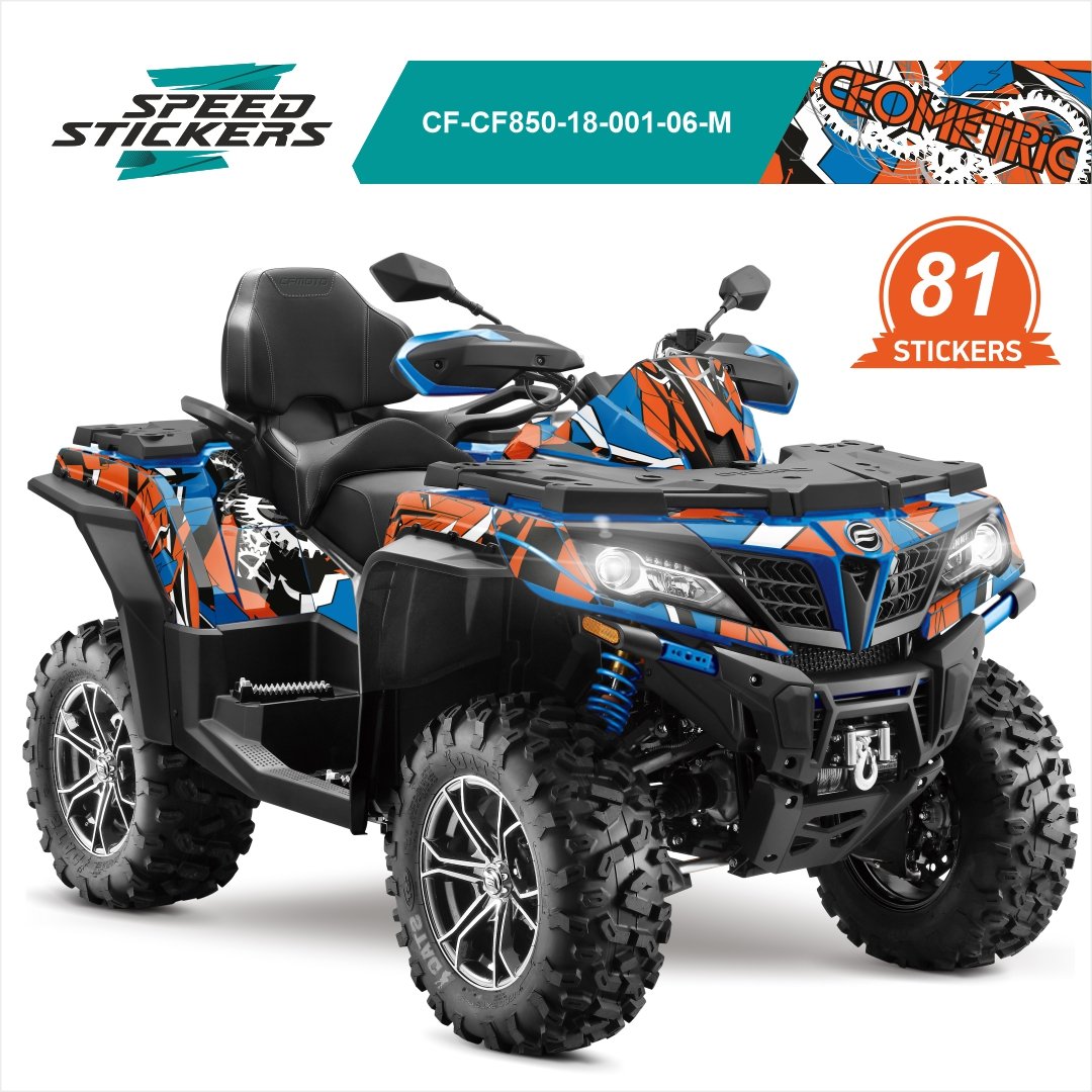 CFMOTO CFORCE LIPDUKAI geometric orange/blue/white
