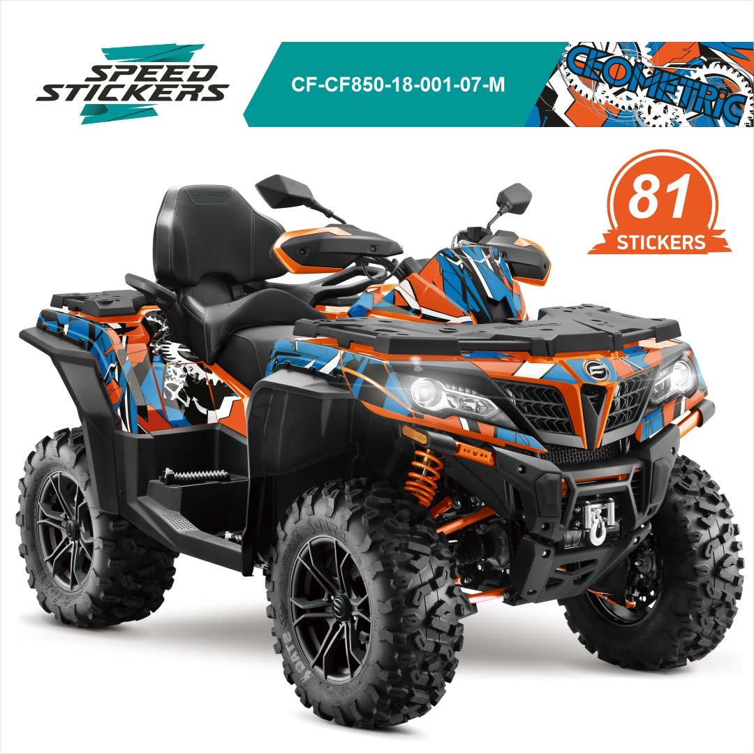 CFMOTO CFORCE LIPDUKAI geometric blue/orange/white