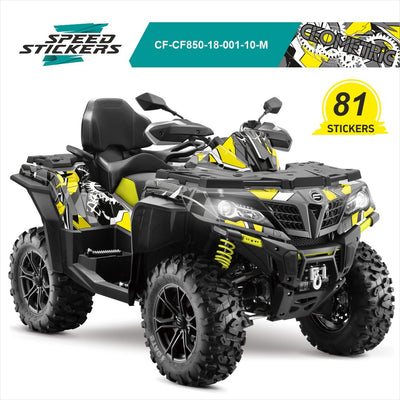 CFMOTO CFORCE LIPDUKAI geometric grey/yellow/white