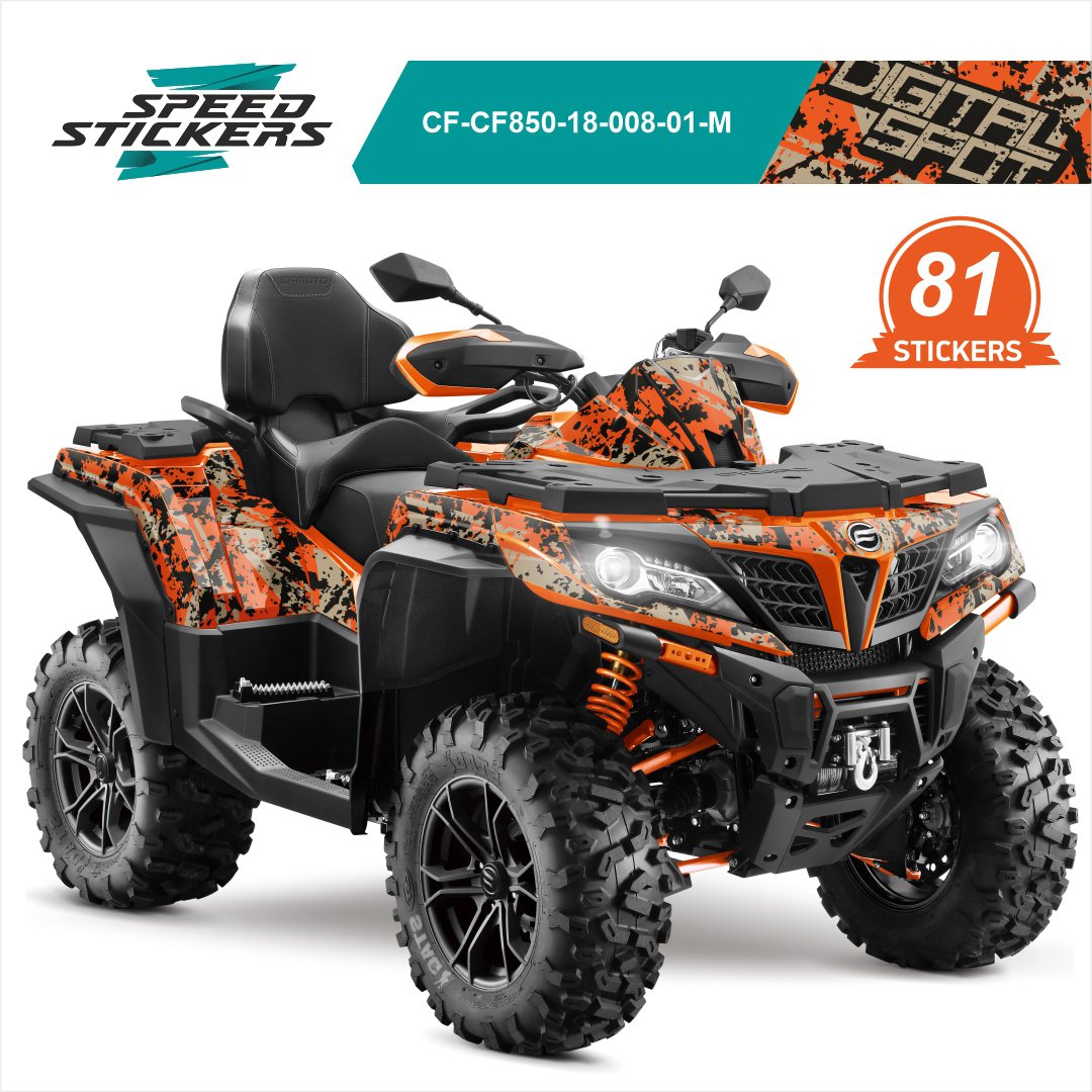 CFMOTO CFORCE LIPDUKAI DIGITAL SPOT DESERT grey/orange/black