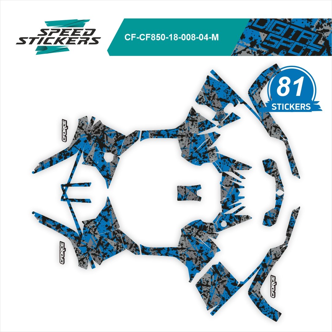 CFMOTO CFORCE LIPDUKAI DIGITAL SPOT blue/grey/black – nuotrauka 2